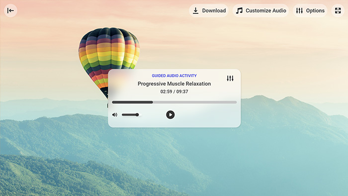 Progressive Muscle Relaxation Tool Preview 2