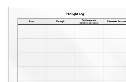 Thought Log (blank)
