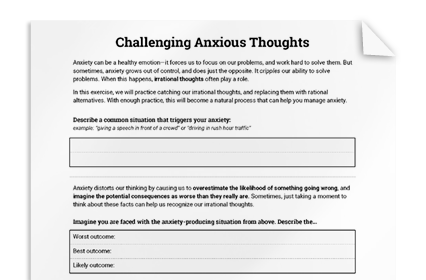 Challenging Anxious Thoughts