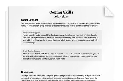 Coping Skills: Addictions