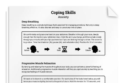 Coping Skills: Anxiety