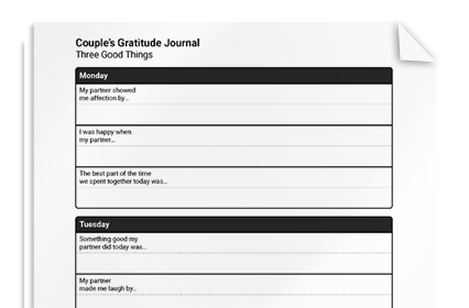 Couple's Gratitude Journal