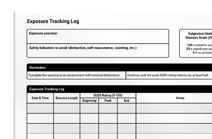 Exposure Tracking Log