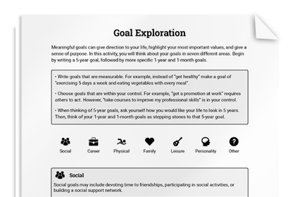Goal Exploration