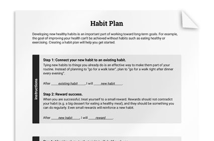Habit Plan