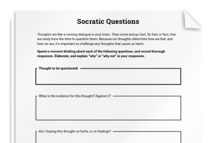 Cognitive Restructuring: Socratic Questions