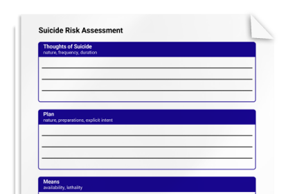 Suicide Assessment