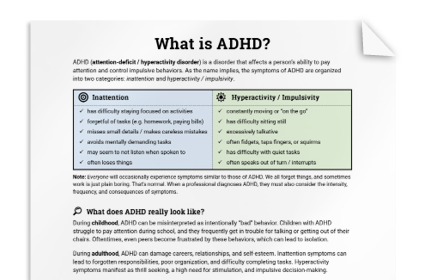 What is ADD / ADHD?